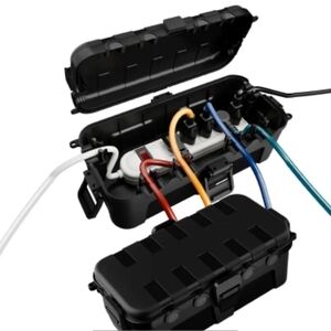 Black Waterproof Cable Junction Box